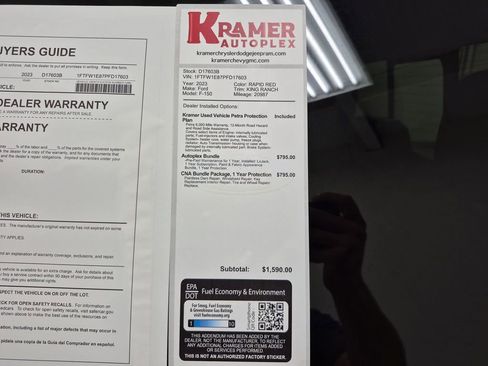 Used 2023 Ford F150 King Ranch w/ Equipment Group 601A High image 35