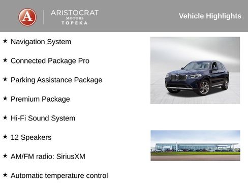 Used 2023 BMW X3 xDrive30i w/ Premium Package AWD/4WD image 2