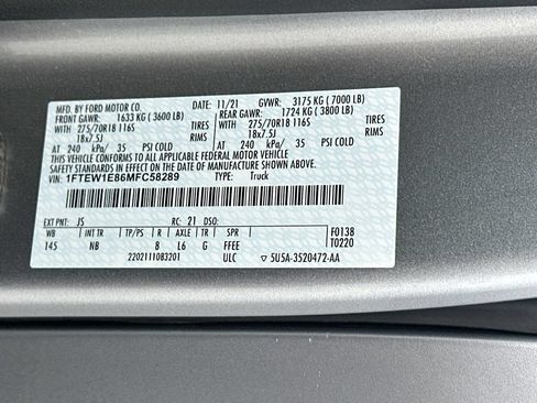 Used 2021 Ford F150 Tremor w/ Equipment Group 402A High AWD/4WD image 27
