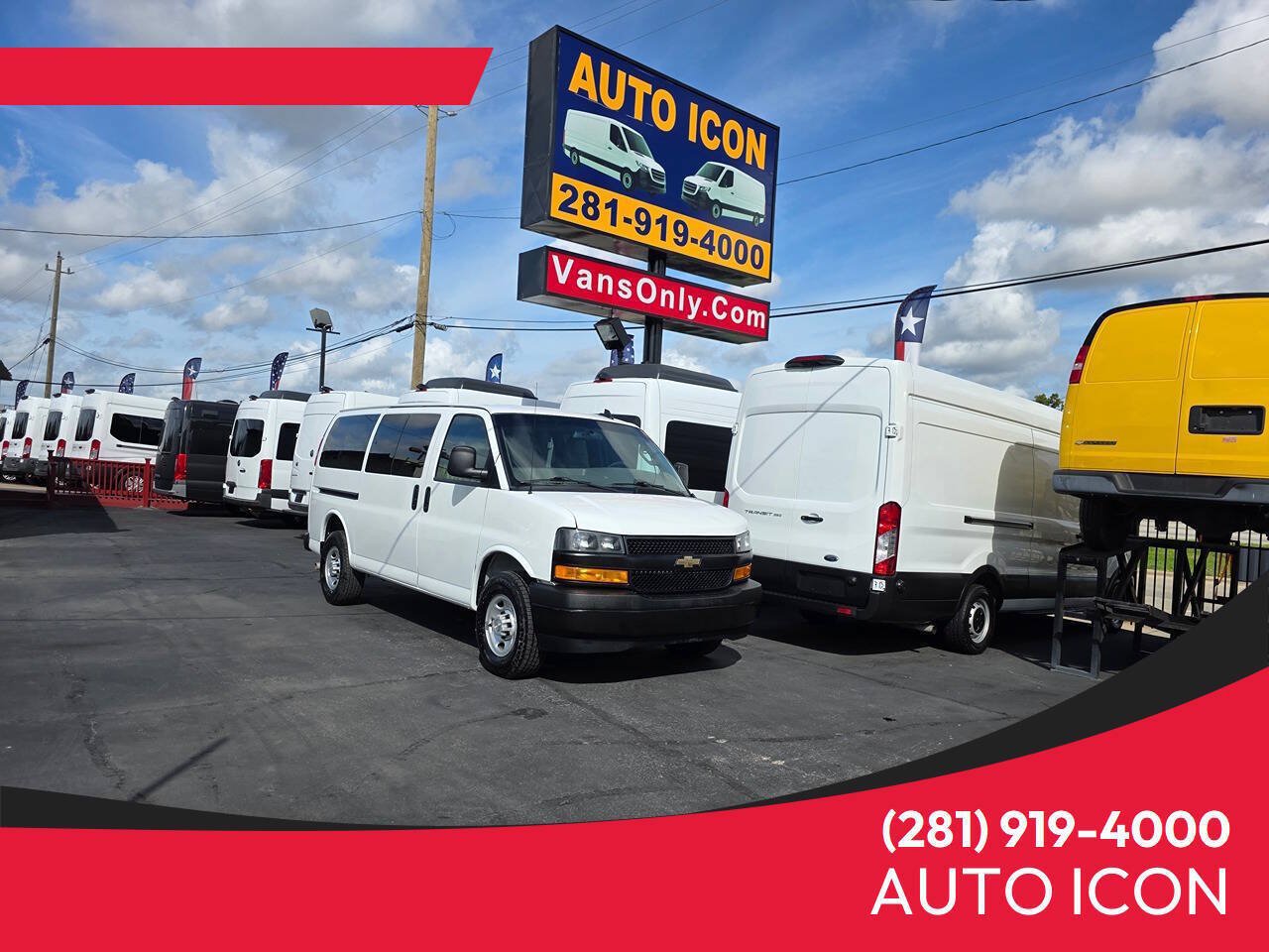 Used 2024 Chevrolet Express 3500 LS RWD image 1