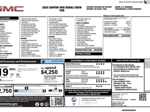 Used 2025 GMC Canyon Denali AWD/4WD image 4