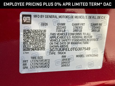 New 2026 GMC Sierra 1500 AT4X AWD/4WD image 27