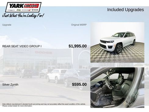 Certified 2025 Jeep Grand Cherokee L Overland w/ Rear Seat Video Group I AWD/4WD image 5