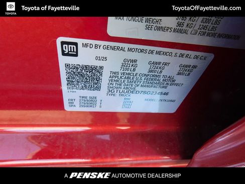 Used 2025 GMC Sierra 1500 SLT w/ SLT Premium Plus Package image 9