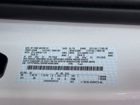 Used 2024 Ford F150 Lariat w/ Equipment Group 502A High image 38