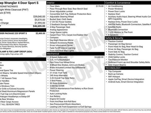New 2026 Jeep Wrangler Unlimited Sport AWD/4WD image 29