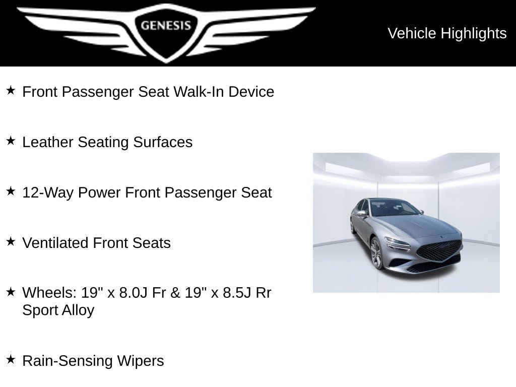 Used 2025 Genesis G70 2.5T w/ Sport Prestige Package RWD image 26