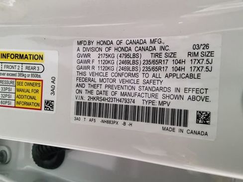 New 2026 Honda CR-V LX image 32