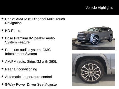 Used 2021 GMC Acadia Denali w/ Denali Ultimate Package AWD/4WD image 25
