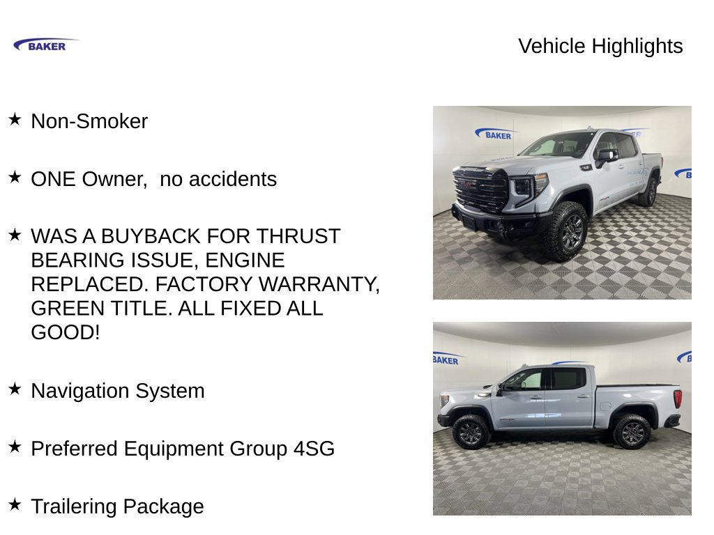 Used 2025 GMC Sierra 1500 AT4X AWD/4WD image 4