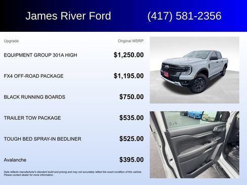 Used 2026 Ford Ranger XLT w/ Equipment Group 301A High AWD/4WD image 5