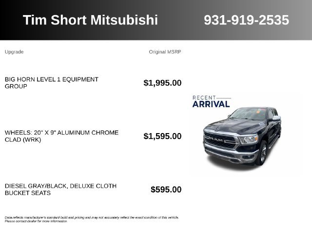 Used 2023 RAM 1500 Big Horn AWD/4WD image 7