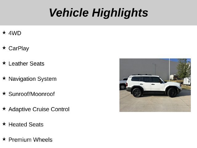 Used 2024 Toyota Land Cruiser w/ Premium Package AWD/4WD image 5
