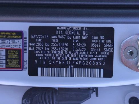 Certified 2023 Kia Sorento SX AWD/4WD image 36