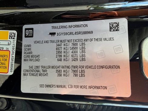 Used 2025 Cadillac Escalade Sport Platinum w/ LPO, Floor Liner Package AWD/4WD image 25