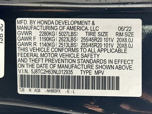 Used 2022 Acura RDX A-Spec AWD/4WD image 12