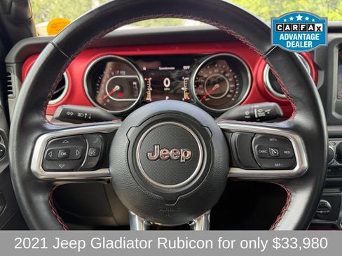 Used 2021 Jeep Gladiator Rubicon w/ Trailer Tow Package AWD/4WD image 14