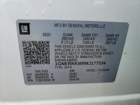 Used 2021 Chevrolet Traverse Premier w/ Redline Edition image 20