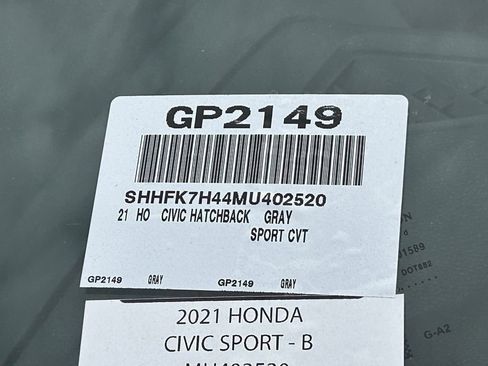 Used 2021 Honda Civic Sport image 37