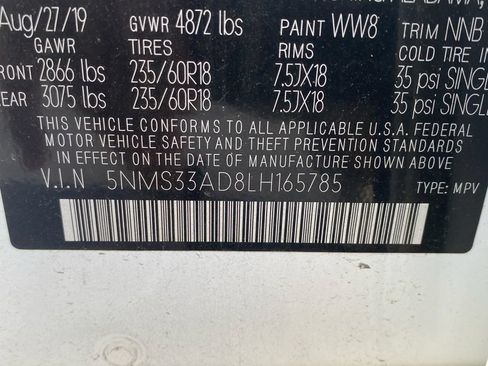 Used 2020 Hyundai Santa Fe SEL w/ Convenience Package FWD image 31