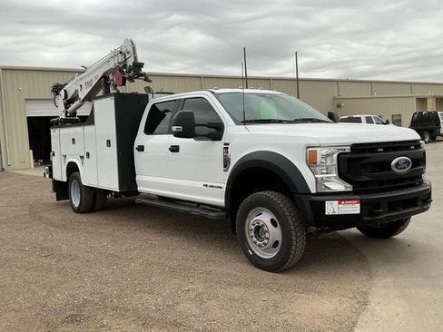 Used 2022 Ford F550 4x4 Crew Cab Super Duty w/ Power Equipment Group image 1