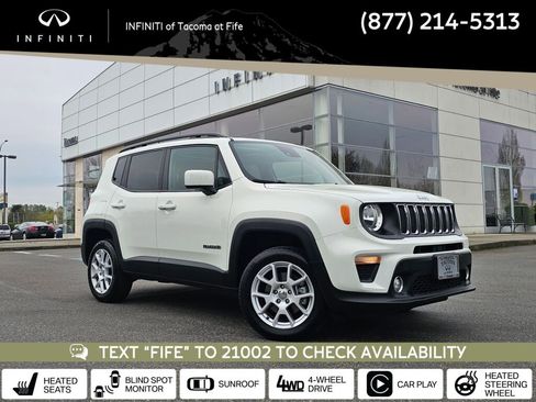 Used 2021 Jeep Renegade Latitude w/ Sun & Sound Group AWD/4WD image 1