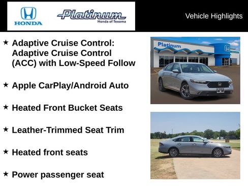 New 2026 Honda Accord EX-L image 10