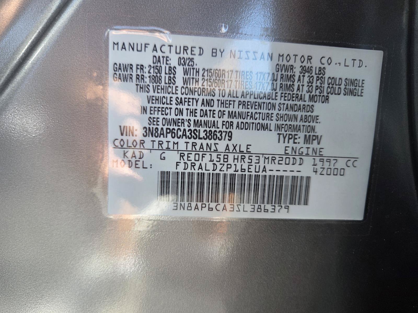 Used 2025 Nissan Kicks SV FWD image 29