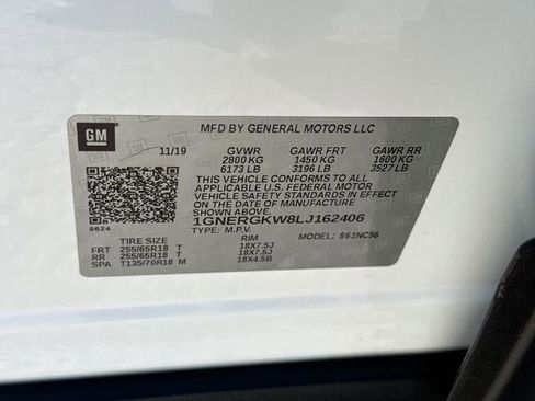 Certified 2020 Chevrolet Traverse LT image 32