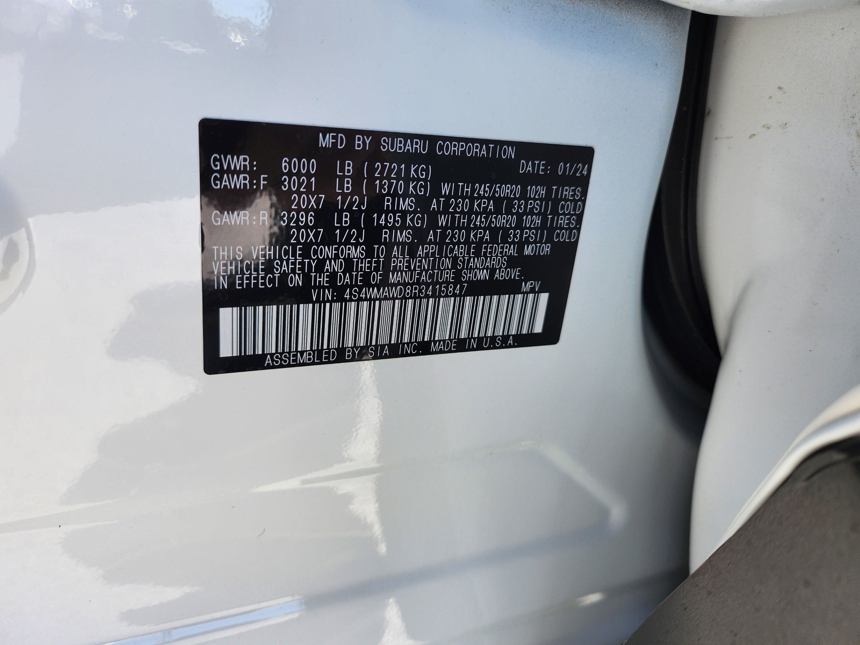 Used 2024 Subaru Ascent Touring AWD/4WD image 31