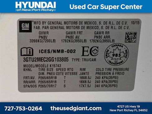 Used 2016 GMC Sierra 1500 SLE image 34