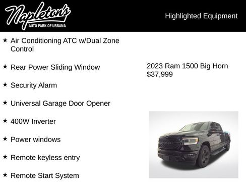 Used 2023 RAM 1500 Big Horn AWD/4WD image 7