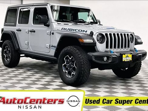 Used 2022 Jeep Wrangler Unlimited Rubicon 4xe w/ Cold Weather Group image 1