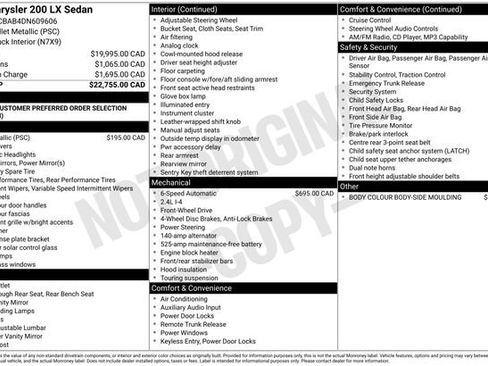 Used 2013 Chrysler 200 LX image 6