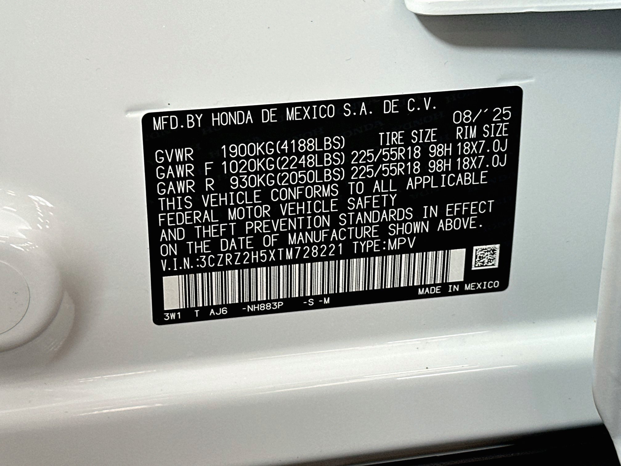 Used 2026 Honda HR-V Sport image 30