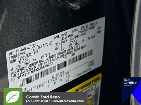 Certified 2020 Ford Expedition Platinum image 38