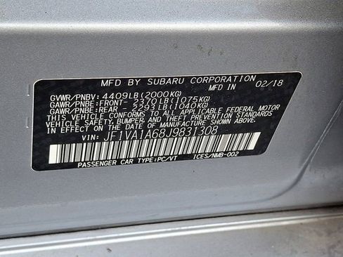 Used 2018 Subaru WRX AWD/4WD image 30