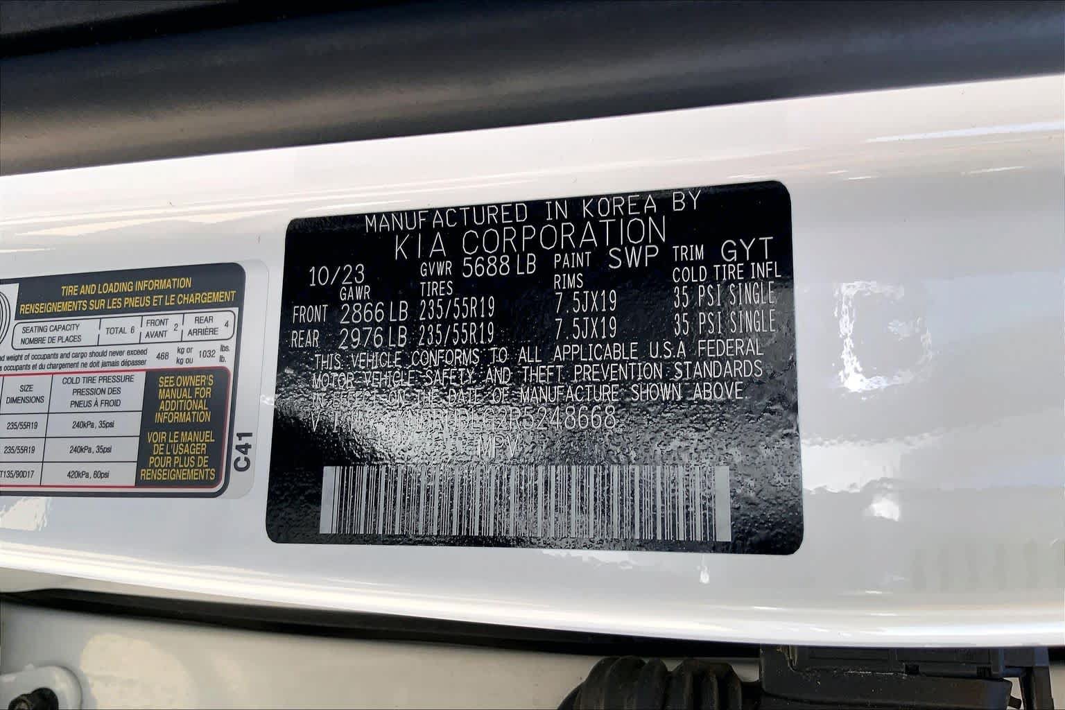 Used 2024 Kia Sorento EX AWD/4WD image 34