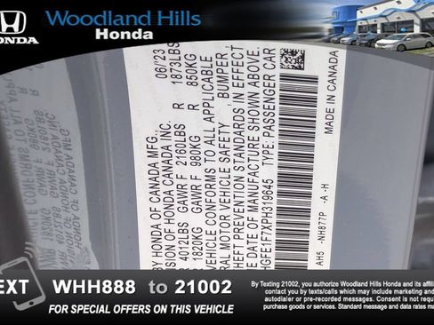 Used 2023 Honda Civic EX image 27