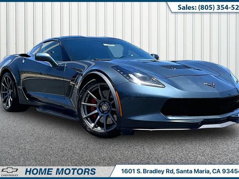 Used 2019 Chevrolet Corvette Grand Sport w/ Carbon Flash Badge Package RWD image 1