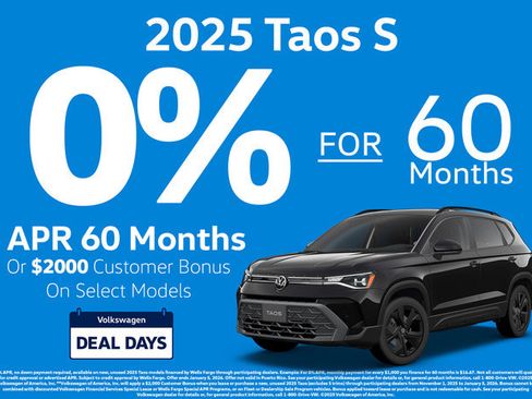 New 2025 Volkswagen Taos SE image 3