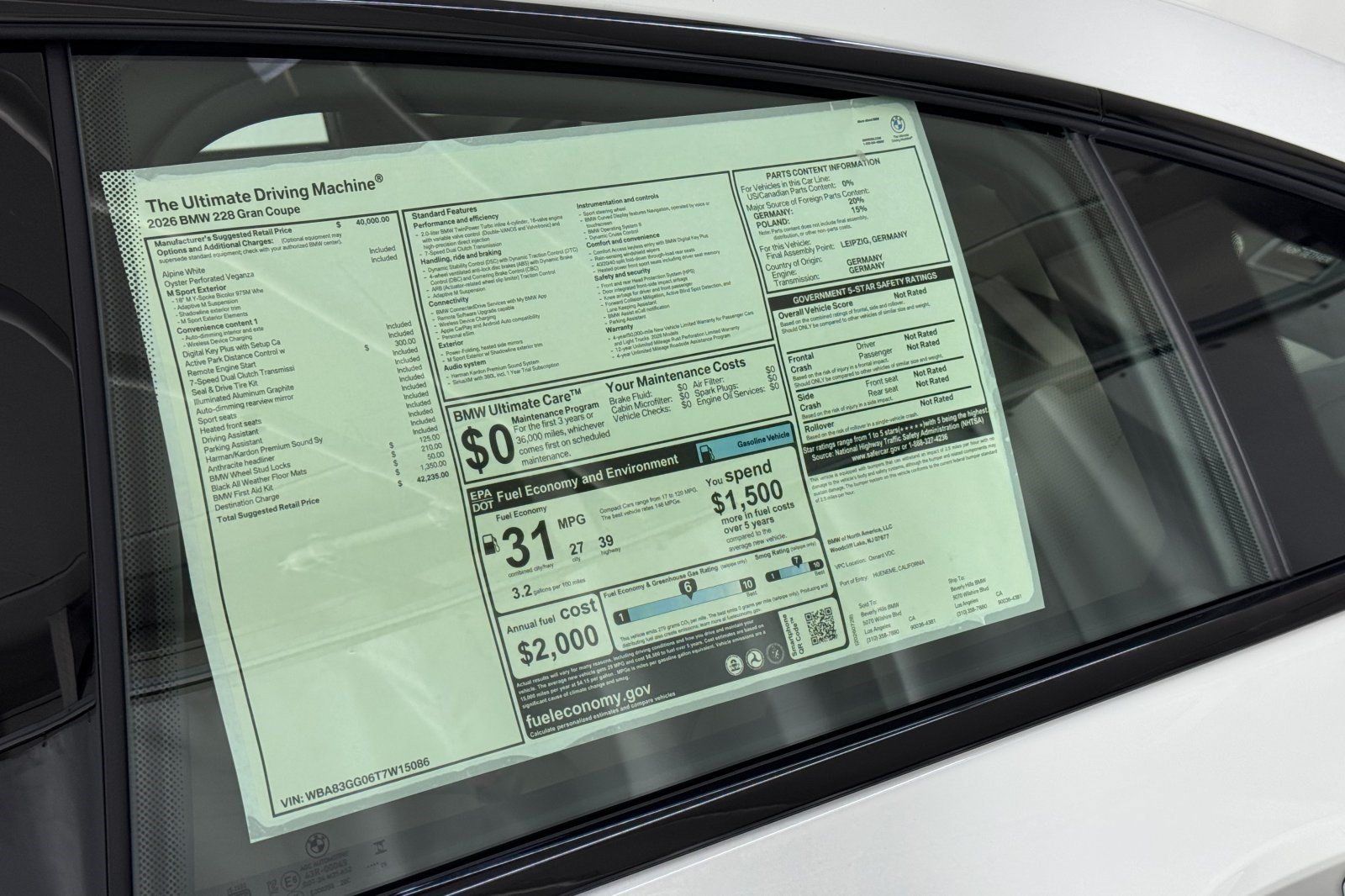 New 2026 BMW 228i FWD image 29