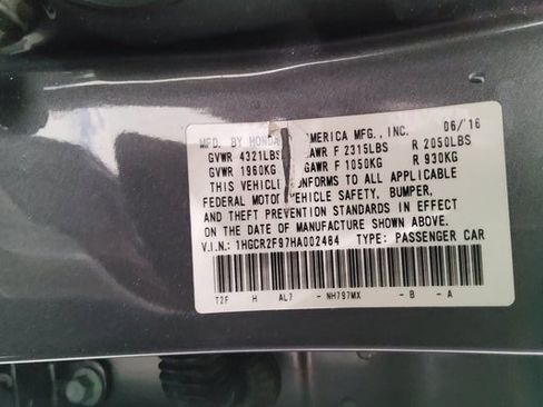Certified 2017 Honda Accord EX-L image 40
