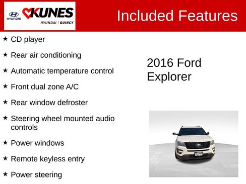 Used 2016 Ford Explorer Sport AWD/4WD image 3