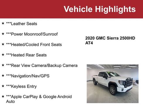 Used 2020 GMC Sierra 2500 AT4 image 2