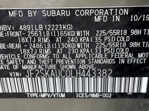 Used 2020 Subaru Forester Limited w/ Popular Package #3 AWD/4WD image 18