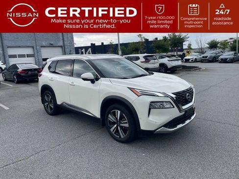 Certified 2022 Nissan Rogue Platinum w/ Head-Up Display Package AWD/4WD image 1