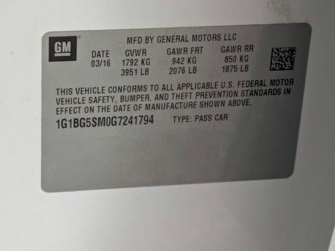 Used 2016 Chevrolet Cruze Premier w/ RS Package image 29