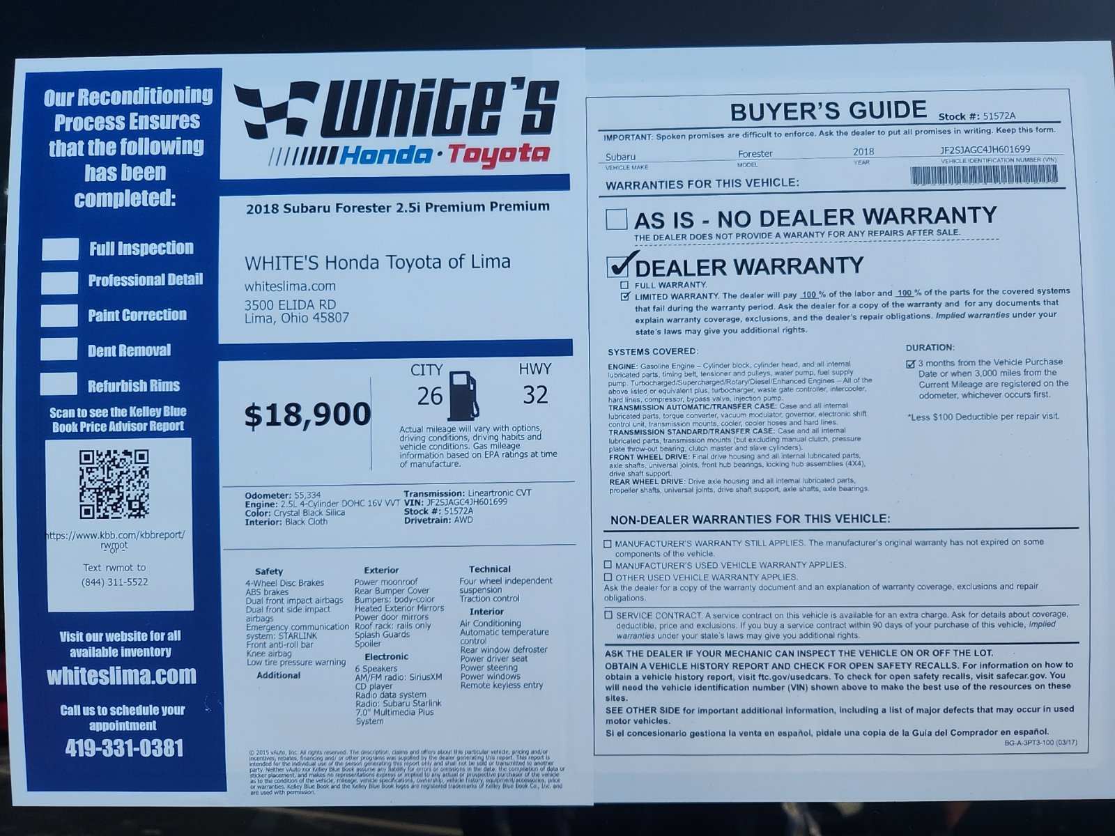 Used 2018 Subaru Forester 2.5i Premium AWD/4WD image 15