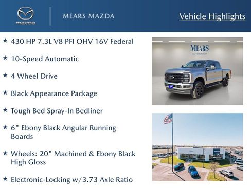 Used 2024 Ford F250 Lariat w/ Black Appearance Package image 2